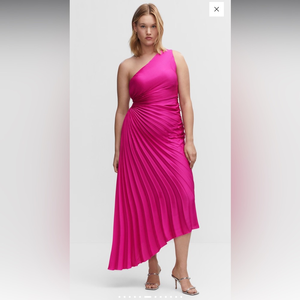New with tags✨ MANGO pink dress. Size 6 - Picture 3 of 5
